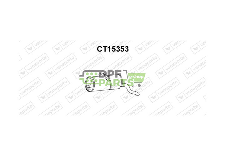 Koncový tlumič výfuku CITROËN / PEUGEOT - 1726GL 1726GN 1730L6