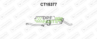 Koncový tlumič výfuku CITROËN - 96001963 9809879080