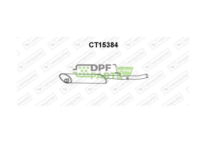 Tlumič CITROËN / FIAT / LANCIA / PEUGEOT - 1717K0 1717L0 9456188580