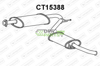 Tlumič CITROËN / FIAT / PEUGEOT - 1337331080 1344235080 1344236080