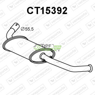 Tlumič CITROËN / FIAT / PEUGEOT - 1309893080 1309989080 1310264080
