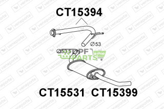 Tlumič CITROËN / FIAT / PEUGEOT - 1337334080 1344237080 1352070080