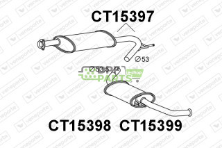 Tlumič CITROËN / FIAT / PEUGEOT - 1337336080 1344238080 1347307080