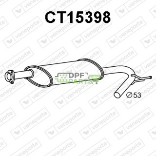 Tlumič CITROËN / FIAT / PEUGEOT - 1337336080 1344238080 1347307080