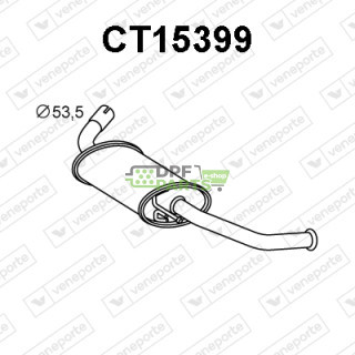 Tlumič CITROËN / FIAT / PEUGEOT - 1337334080 1337336080 1344237080