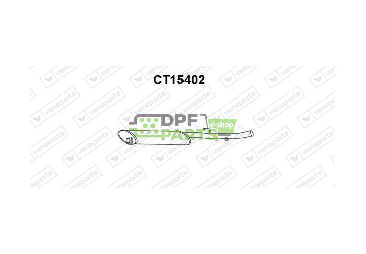 Tlumič CITROËN / FIAT / PEUGEOT - 1717J7 1717K9 9456188080