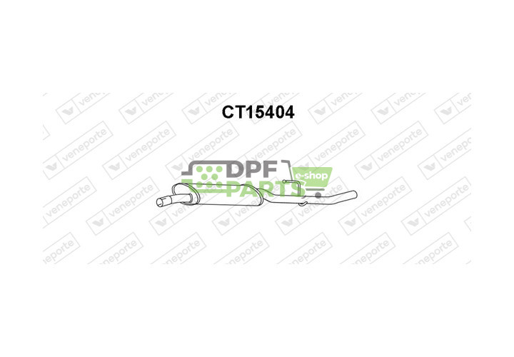 Tlumič CITROËN / FIAT / PEUGEOT - 1717Q5 71765123 9456200080