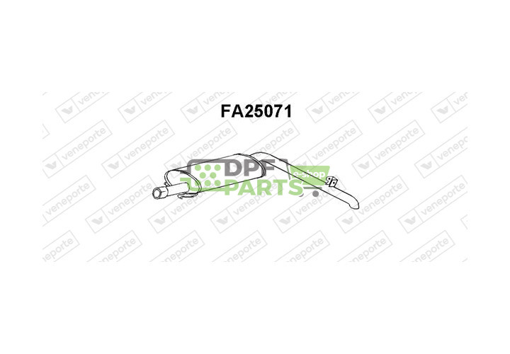 Tlumič FIAT - 4460373 5888165 