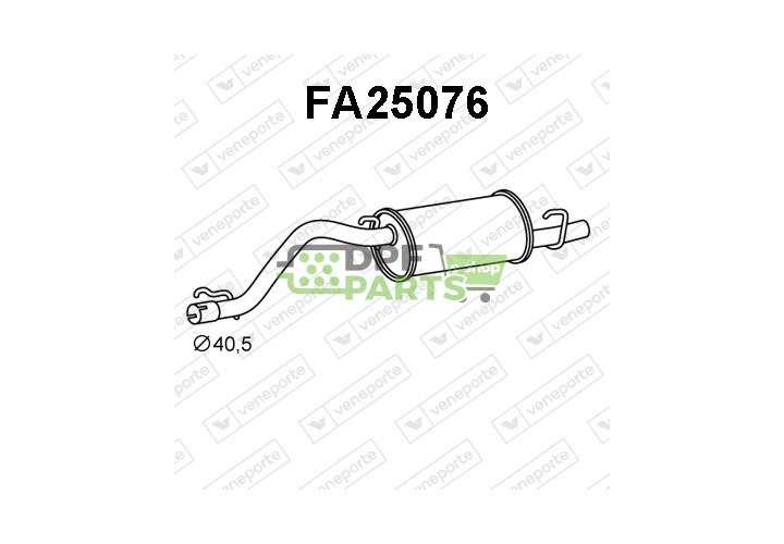 Tlumič AUTOBIANCH / FIAT - 46759170 46799893 55187297