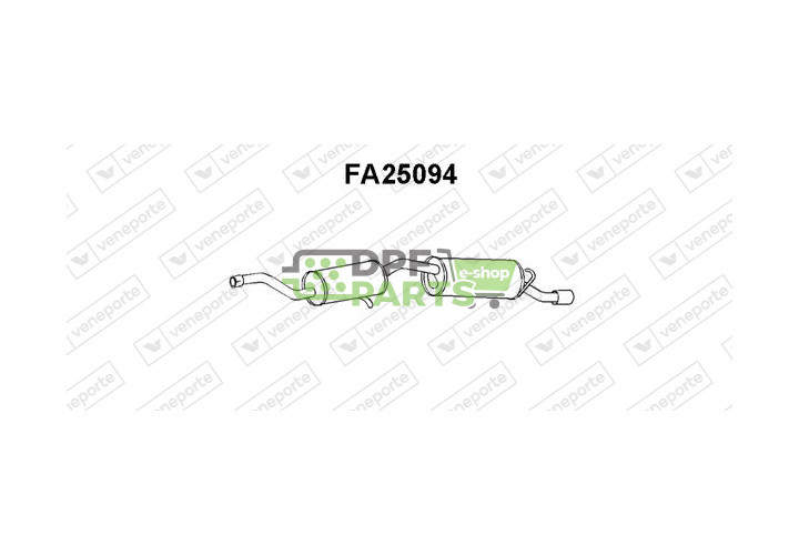Tlumič FIAT / INNOCENTI - 7644700 7651557 
