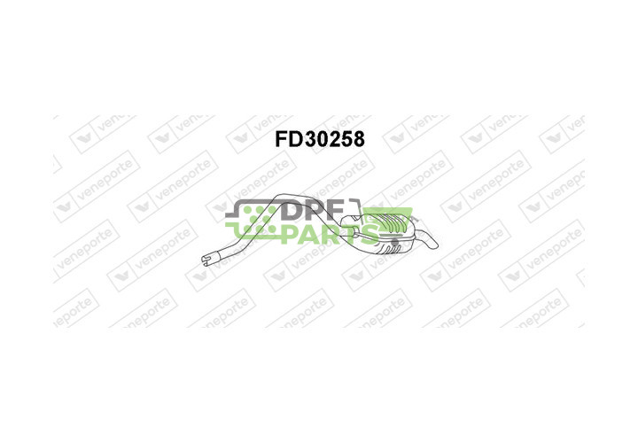 Tlumič FORD - 1011120 1040545 1041173
