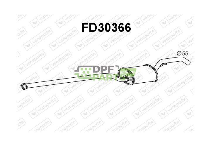 Tlumič FORD - 1695774 1759651 1826213