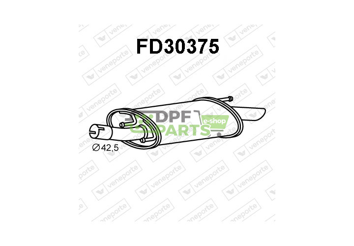 Tlumič FORD / MAZDA - 1014740 1054592 1054640