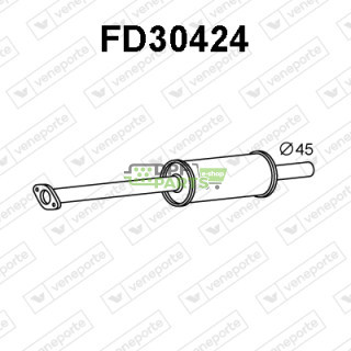 Tlumič FORD - 1773384 1863374 2108857