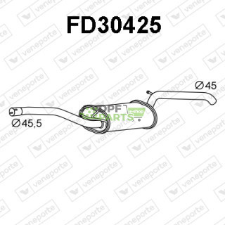 Tlumič FORD - 1773382 1847165 2006696