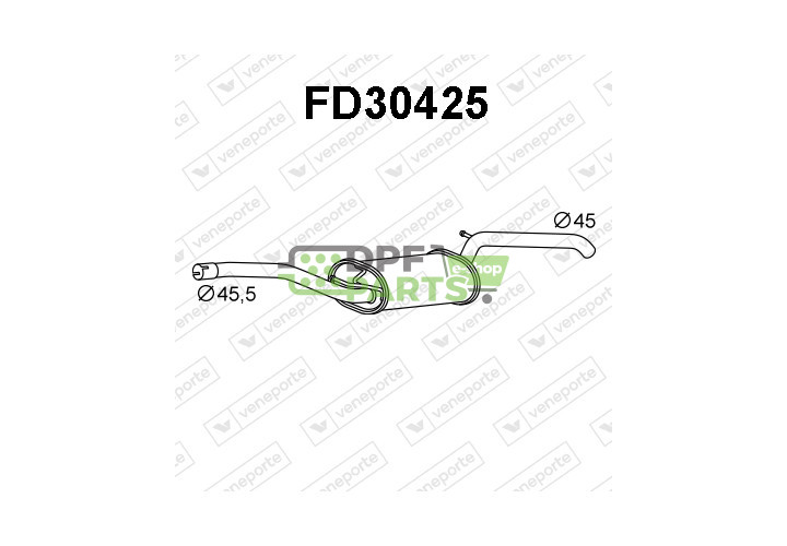 Tlumič FORD - 1773382 1847165 2006696