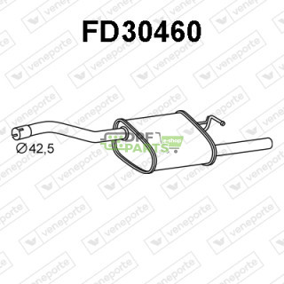 Tlumič FORD - 1061959 1121646 1230584