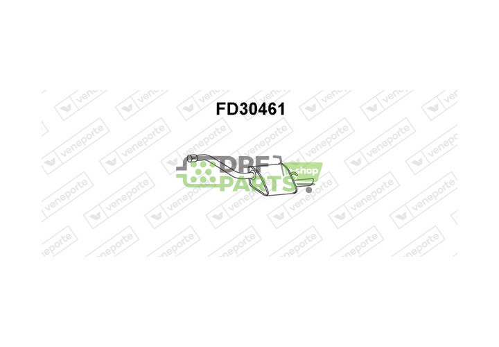 Tlumič FORD - 1076697 1133516 1459813
