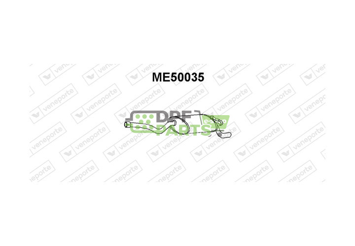 Tlumič MERCEDES - 2014900515 2014903215