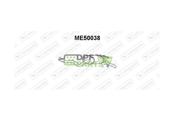 Tlumič MERCEDES - 2014901115 2014903415