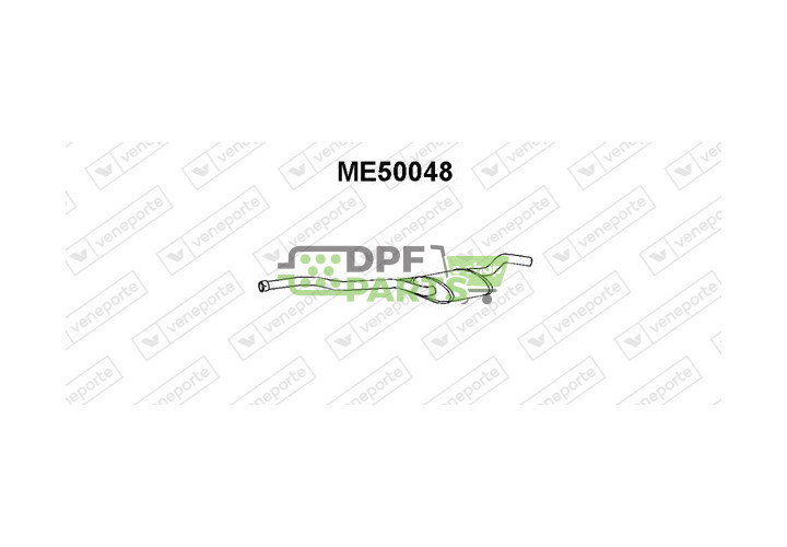 Tlumič MERCEDES - 1234902915 1234908015