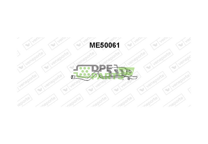 Tlumič výfuku MERCEDES - 1244900115 1244900315 1244900915