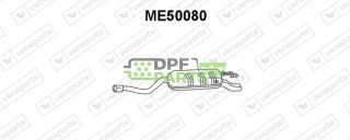 Tlumič výfuku MERCEDES - 1244900515 1244910400
