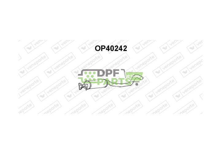 Tlumič výfuku OPEL / VAUXHALL - 5852811 5852864 852874