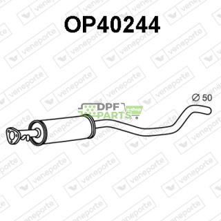 Tlumič výfuku OPEL / VAUXHALL - 852329 852337 852872