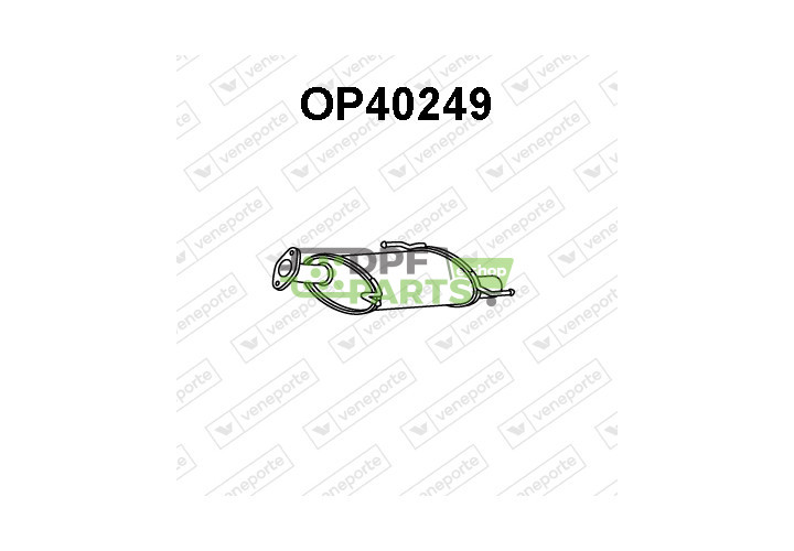 Tlumič výfuku OPEL / SUZUKI / VAUXHALL - 1430051KA0 1430073KA0 1430085L00