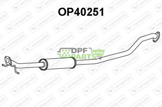 Tlumič výfuku OPEL / SUZUKI / VAUXHALL - 1425051KA0 1425085L00 4709331