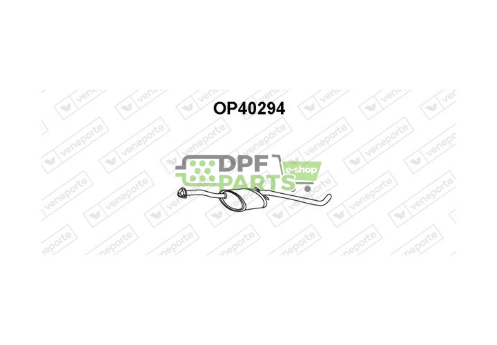 Tlumič výfuku OPEL / VAUXHALL - 852102 852103 852822
