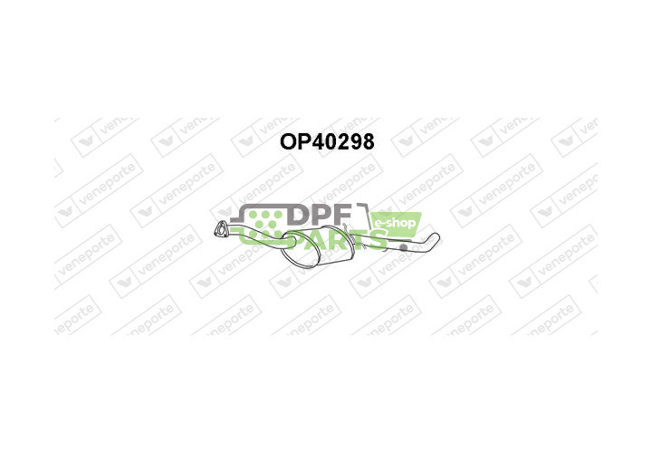 Tlumič výfuku OPEL / VAUXHALL - 852105 852823 852825