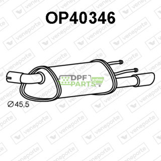 Tlumič výfuku OPEL / VAUXHALL - 5852853 5852961 852969