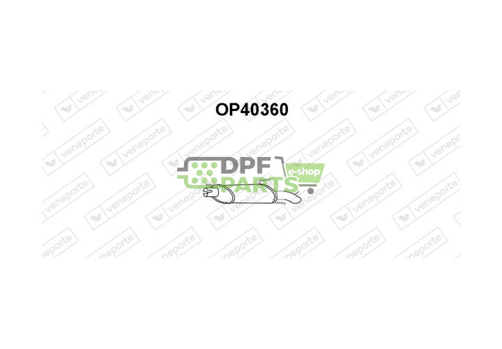 Tlumič výfuku OPEL / VAUXHALL - 5852026 5852028 5852030