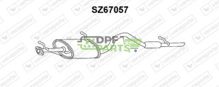 Tlumič výfuku SUZUKI - 1430065D00 1430065D01 1430068D01