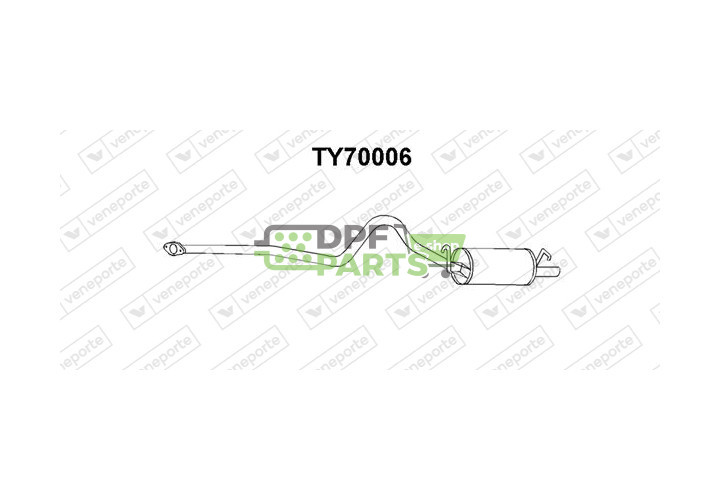 Tlumič TOYOTA - 1743012080 1743012081 