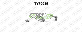 Tlumič TOYOTA - 174300D300  