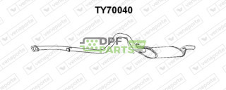 Tlumič TOYOTA - 1743013050  