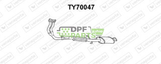 Tlumič TOYOTA - 1741011150  