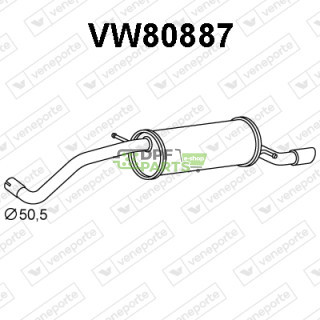 Tlumič AUDI / VOLKSWAGEN - 6C6253609 6R6253609AT 6R6253609T