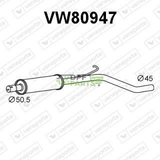 Tlumič AUDI / SEAT / VOLKSWAGEN - 2Q0253209A 2Q0253209K 2Q0253209R