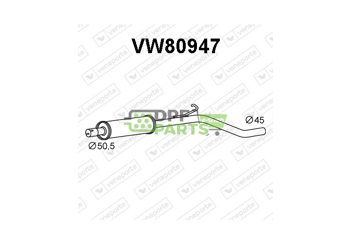 Tlumič AUDI / SEAT / VOLKSWAGEN - 2Q0253209A 2Q0253209K 2Q0253209R