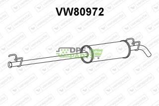 Tlumič VOLKSWAGEN - 2E0253409R 2E0253409S JZW253409AD