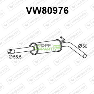 Tlumič SEAT / SKODA / VOLKSWAGEN - 6C0253209  