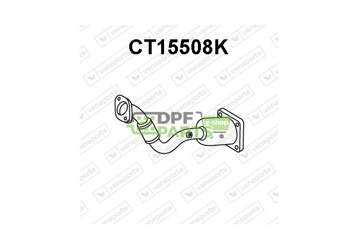 Katalizator CITROËN / FIAT / LANCIA / PEUGEOT - 1493804080 1731ES 1731X8