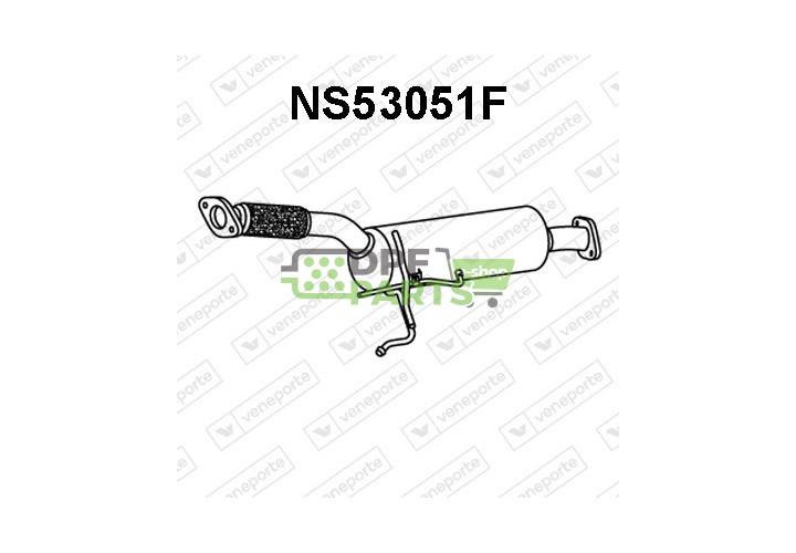 Filtry pevných částic DPF NISSAN - 20010BB30A 20010BB30AEX 20010BB30B