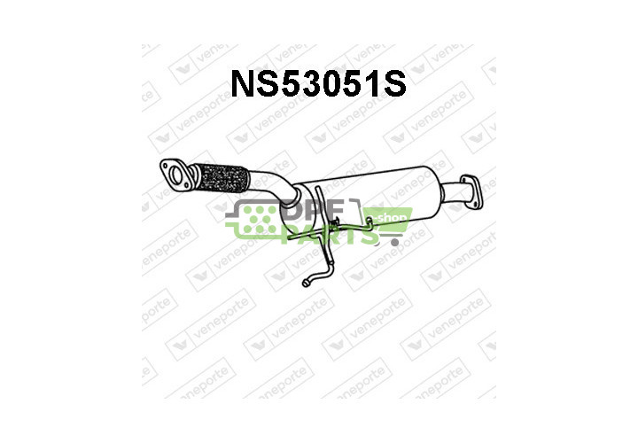 Filtry pevných částic DPF NISSAN - 20010BB30AEX 20010BB30A 20010BB30B