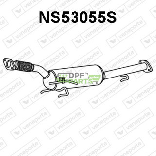 Filtry pevných částic DPF NISSAN - 200101KB0A 200101KB0B 200101KB0C