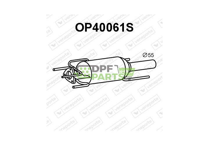 Filtry pevných částic DPF FIAT / OPEL / SAAB / VAUXHALL - 51788808 51797005 51817997
